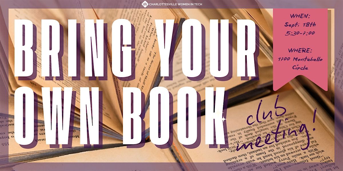 BYOB: Bring Your Own Book Club