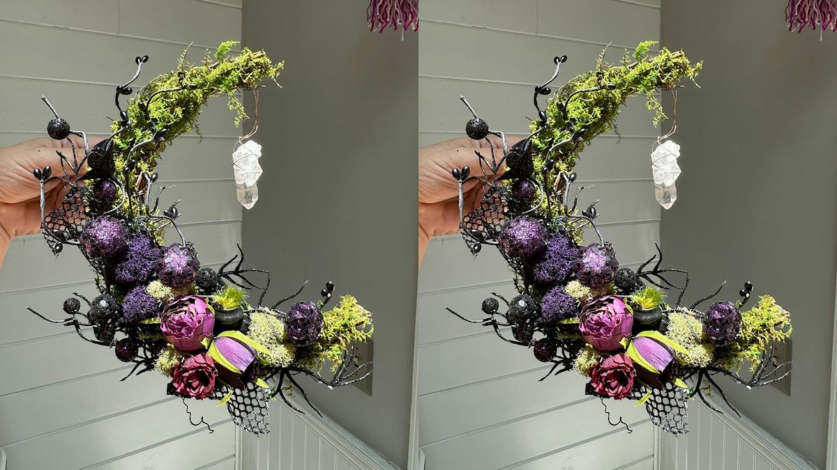 Make + Take: Moss Moon Wreath