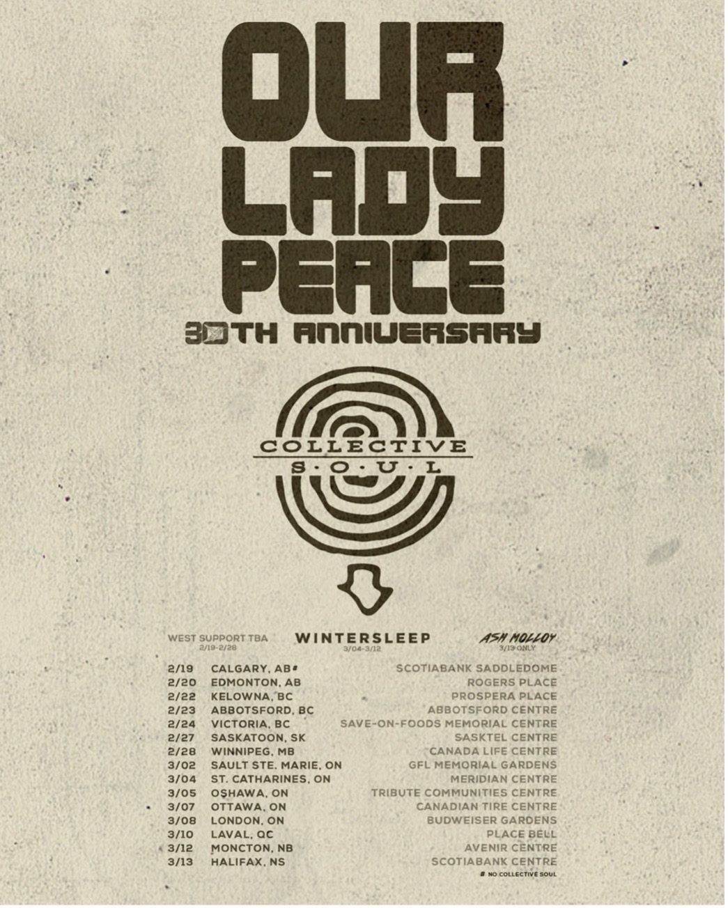 Our Lady Peace  Collective Soul & Wintersleep