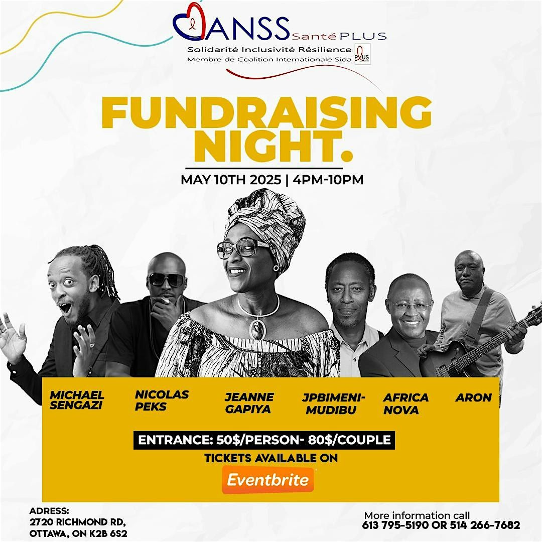 Fundraising Night for ANSS Sant\u00e9 + with Jeanne Gapiya