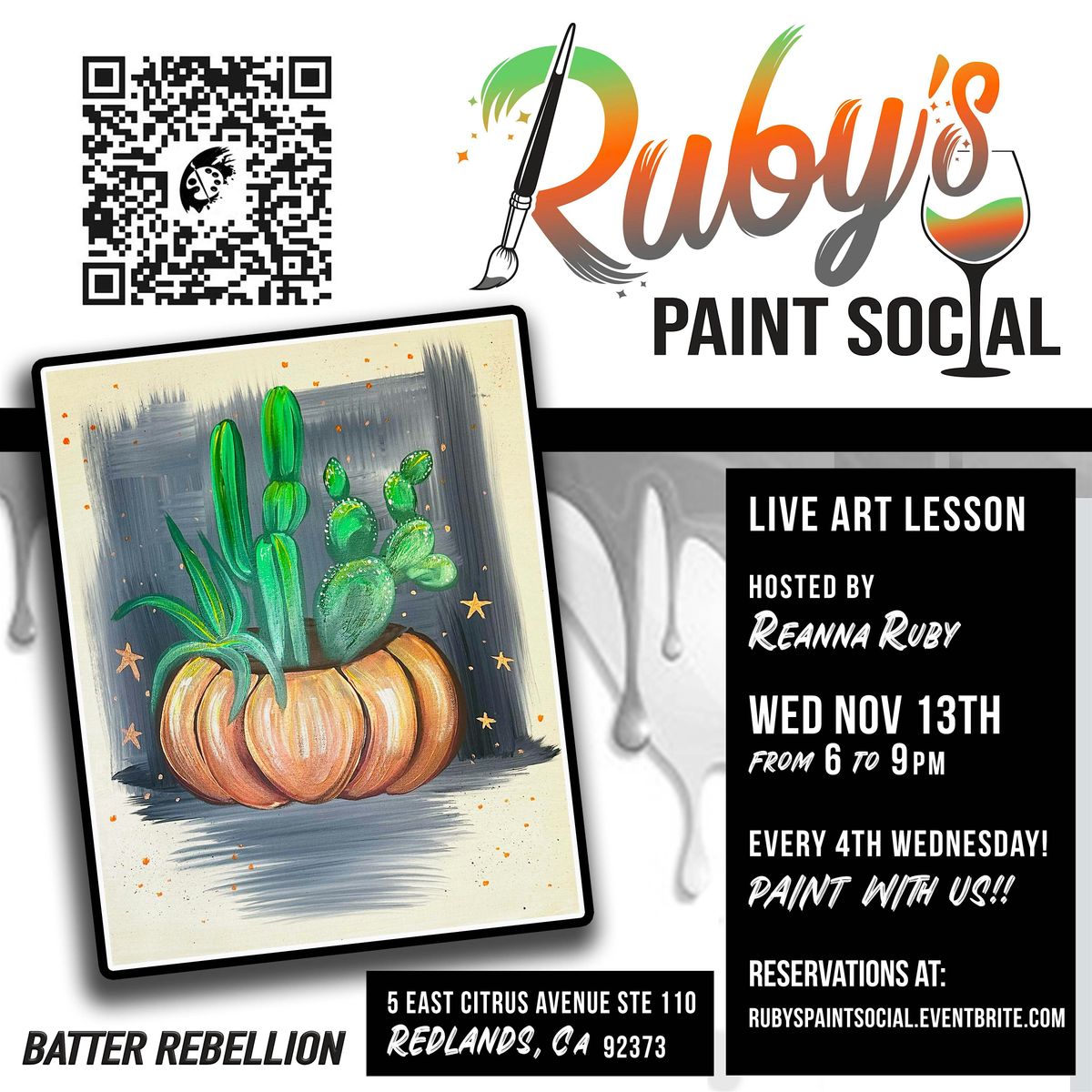 Paint n  Sip Party!! Pumpkin Plantin!