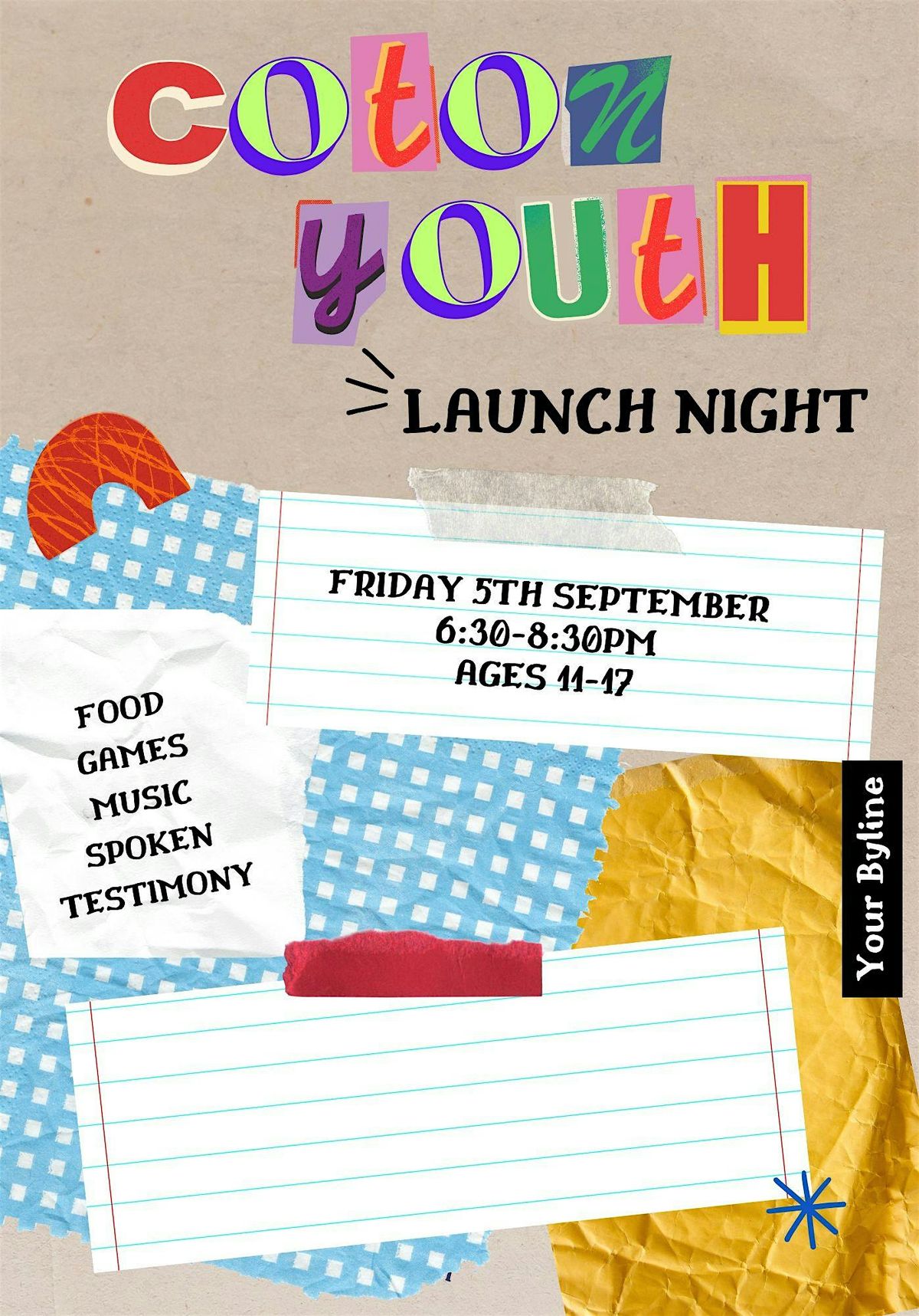 Coton Youth, Launch Night
