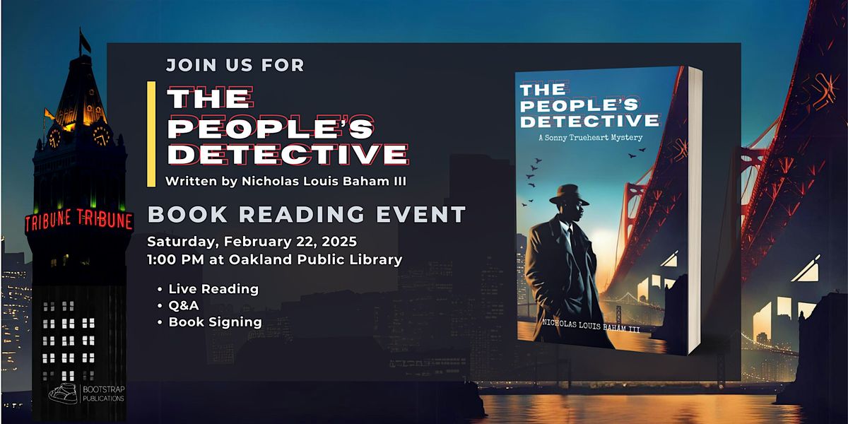 Meet the Author: The People's Detective Reading & Signing in Oakland