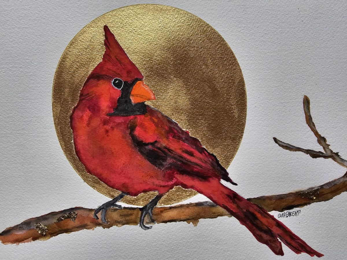 Cardinal Painting Class with Gina Parent