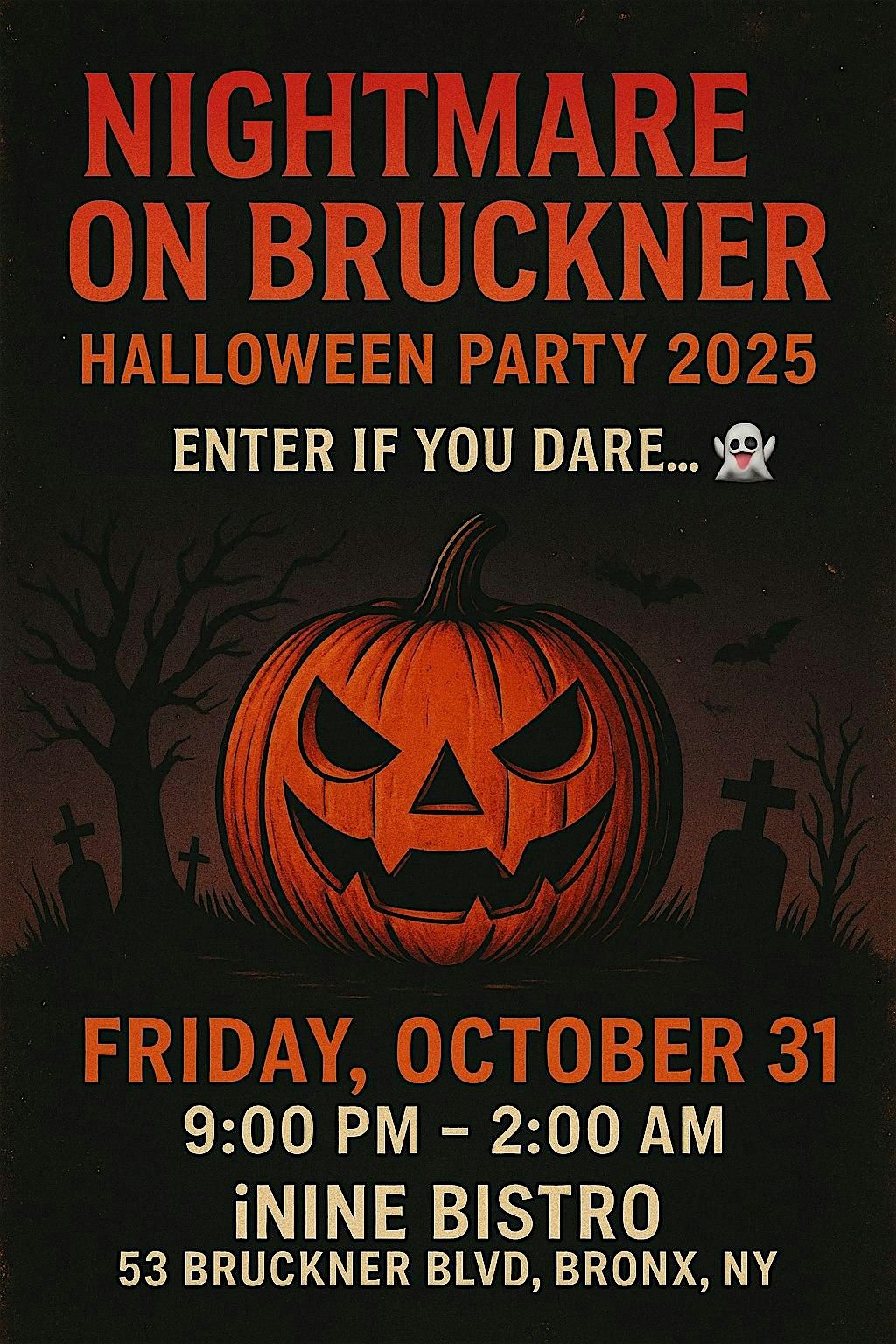 Nightmare on Bruckner: Halloween Party 2025