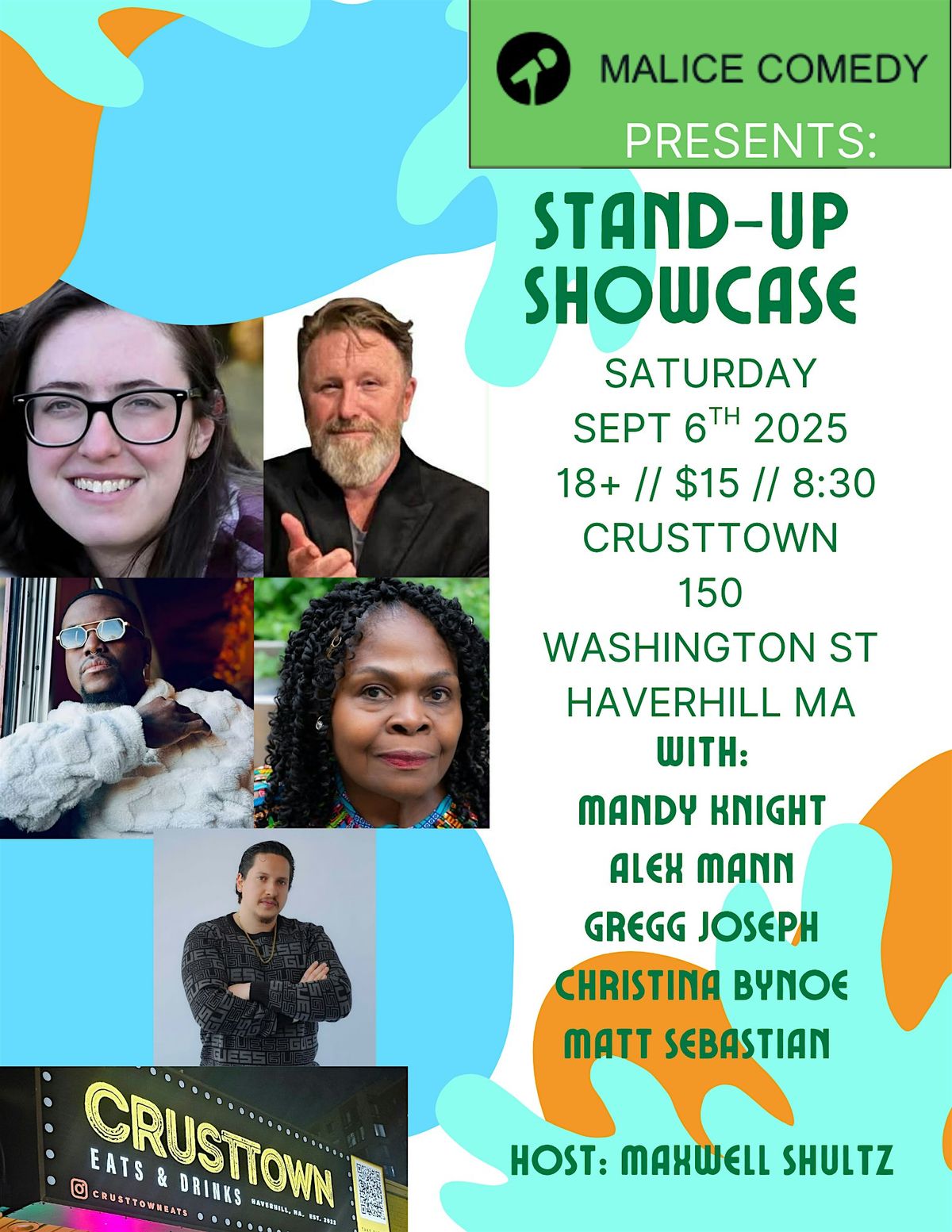 Comedy Showcase at Crusttown