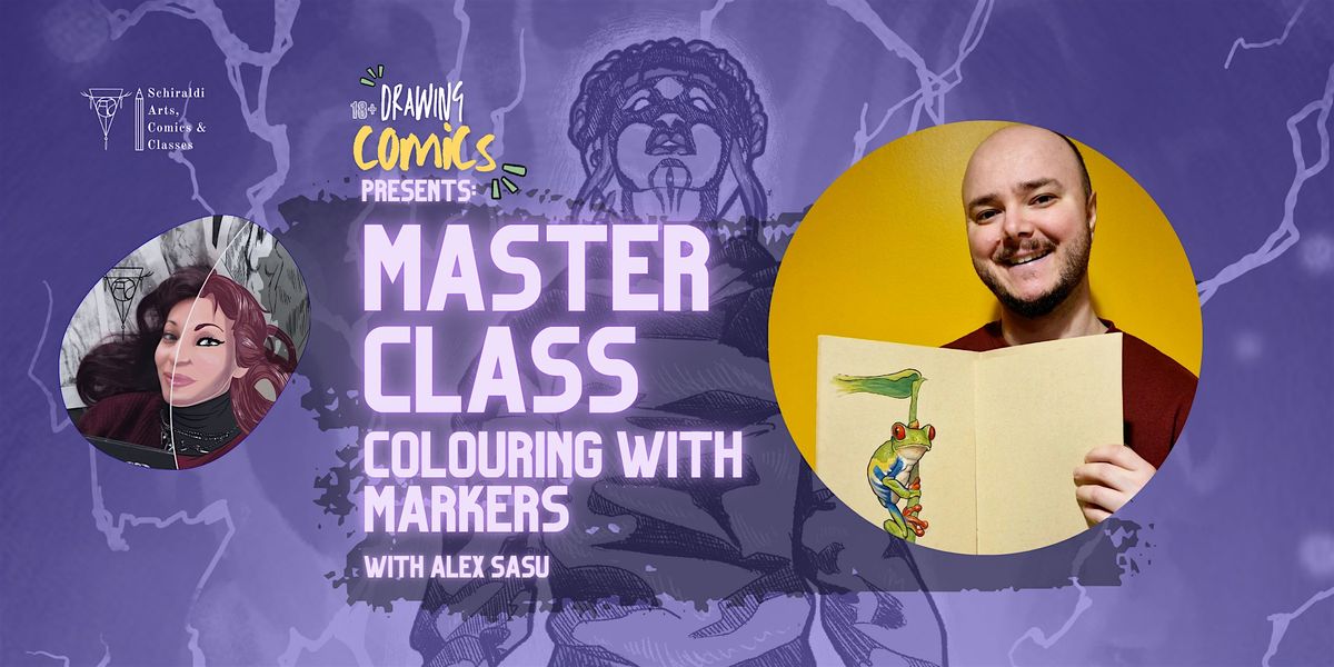 Drawing Comics: COLOURING WITH MARKERS MASTERCLASS