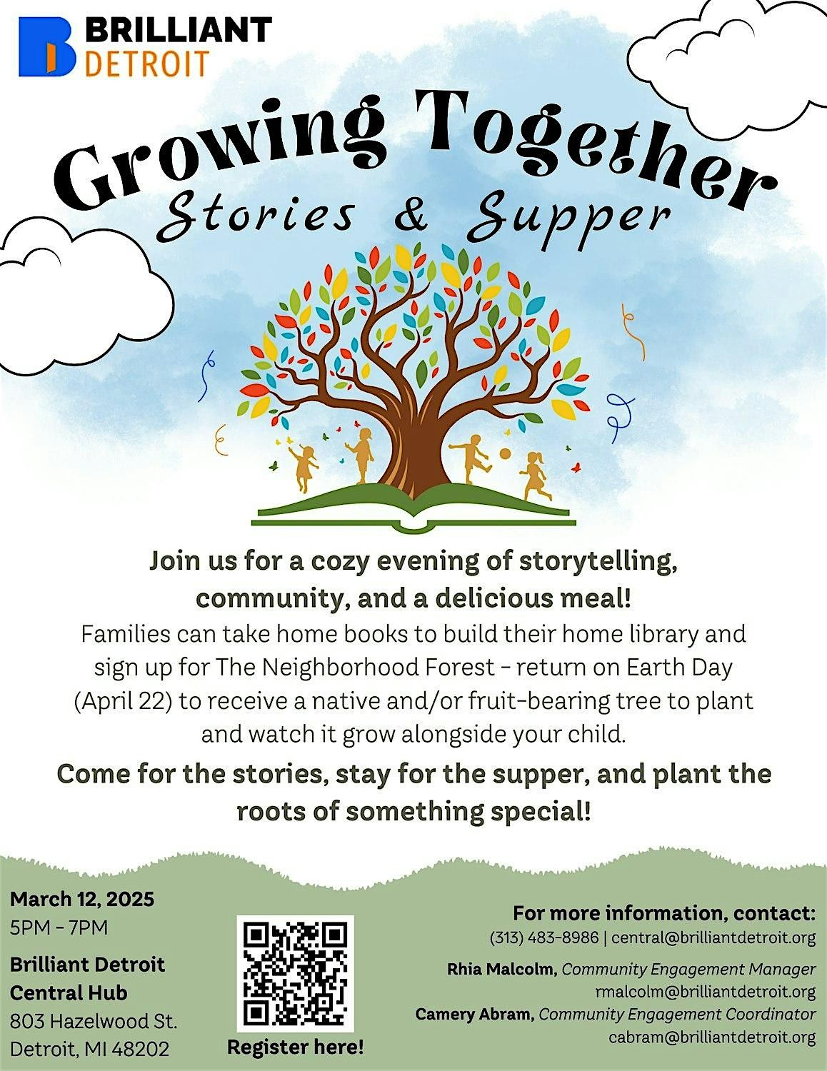 Growing Together: Stories & Supper