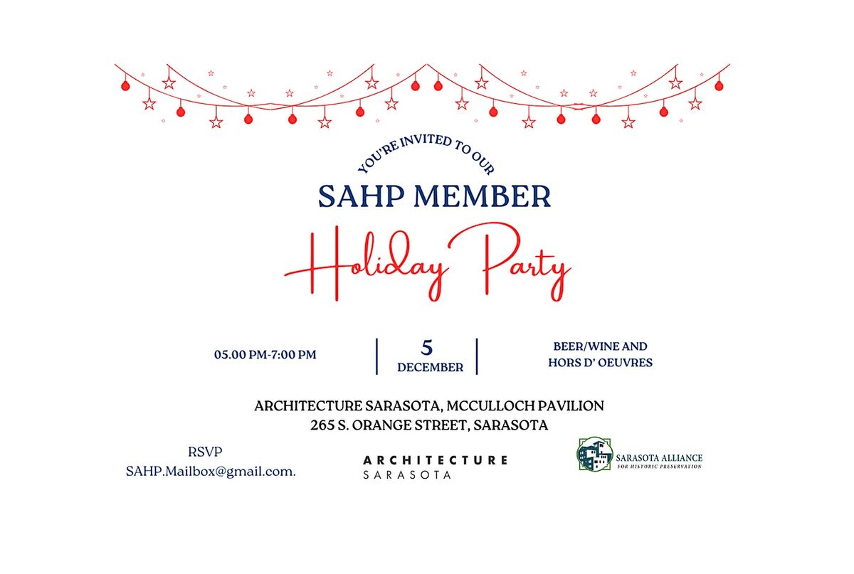 'Tis The Season for SAHP Members to Gather and Celebrate the Holidays!