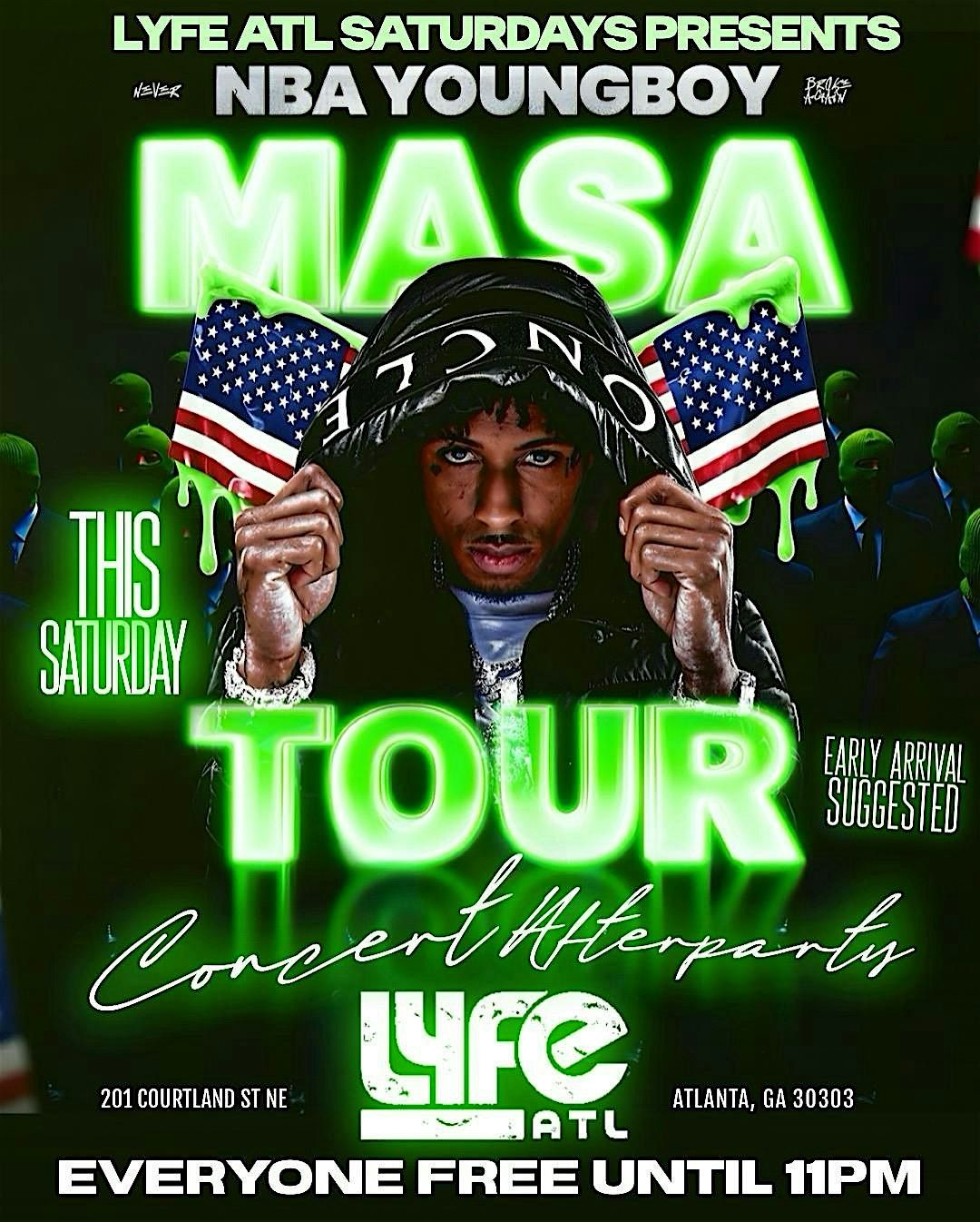 NBA Young Boy Concert After Party Saturday At LyfeATL (Free Entry & Drinks)