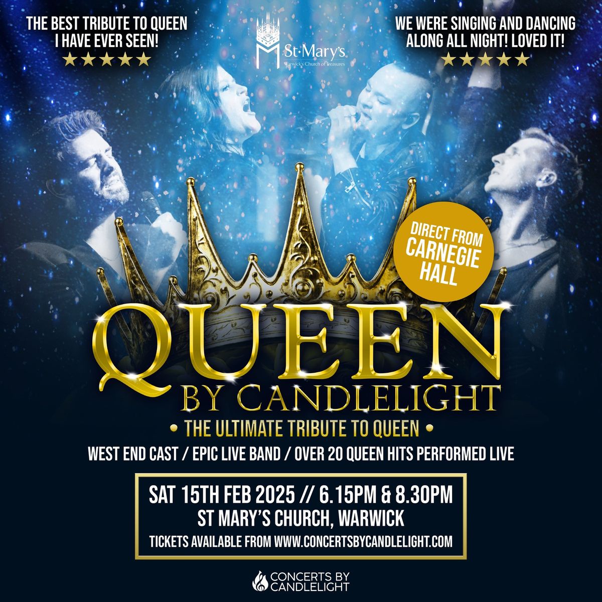 Queen By Candlelight at St Mary\u2019s Church, Warwick