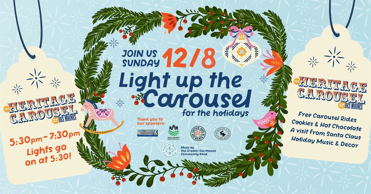 Light up the Carousel for the Holidays - 2024