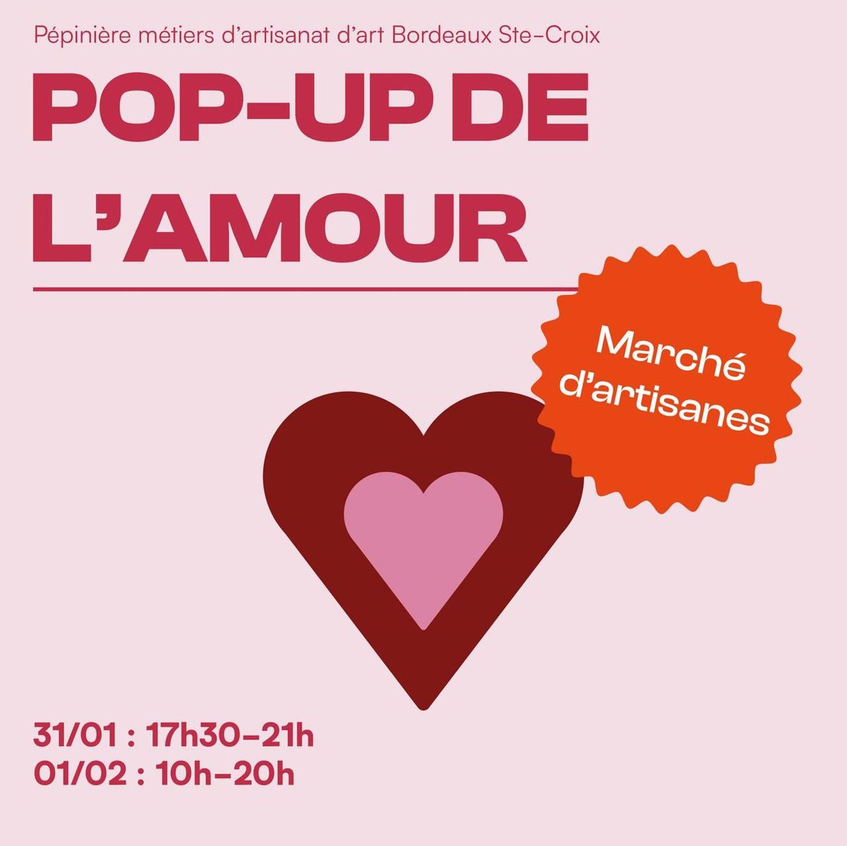 Pop-up de l\u2019amour