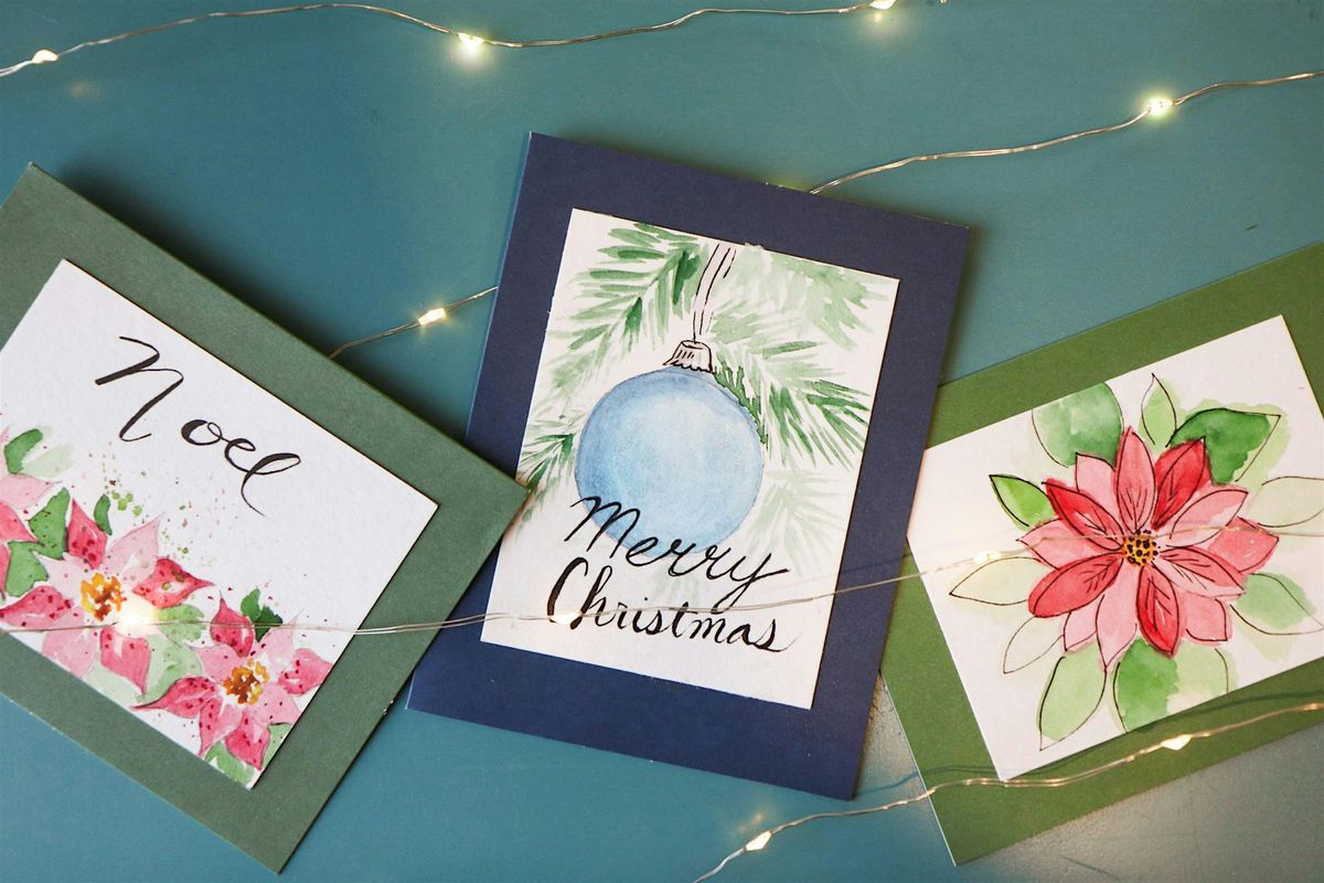 Watercolor Holiday Card Class