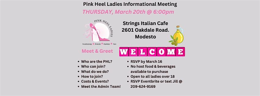 Pink Heel Ladies Meet & Greet