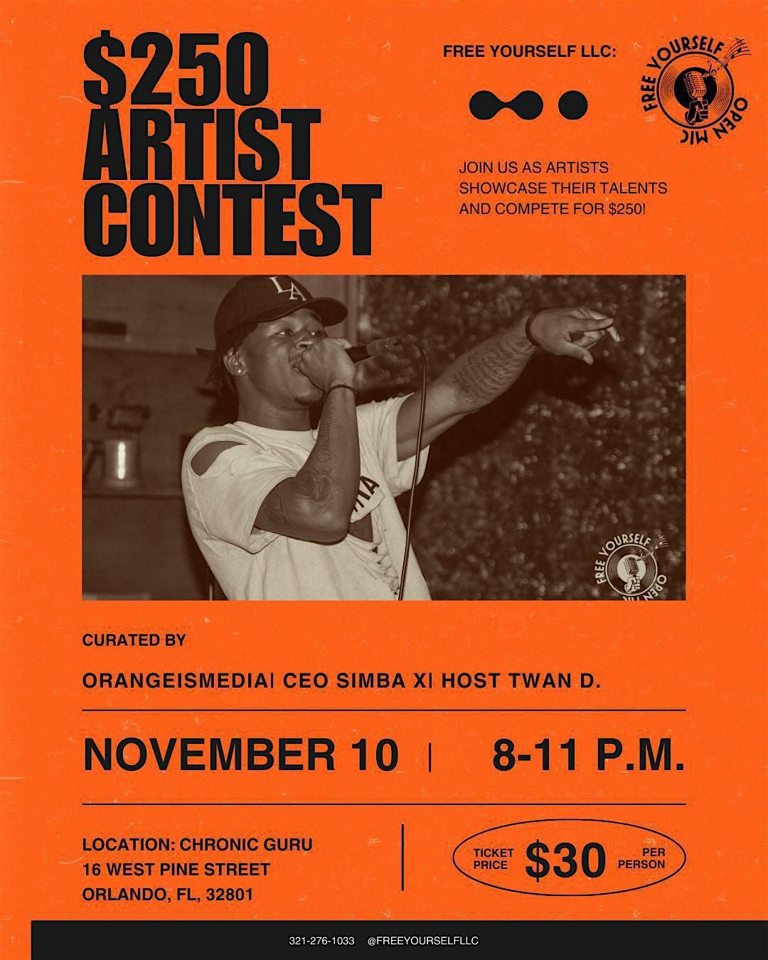 $250 ARTIST CONTEST