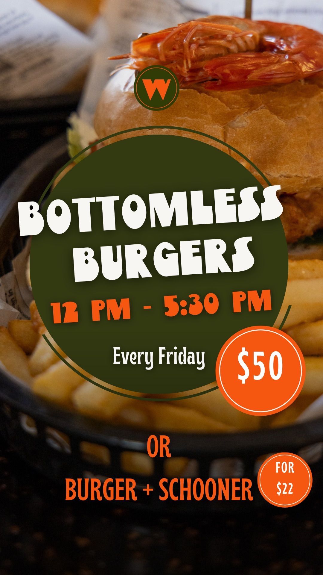 Bottomless Burgers @ The Waggon