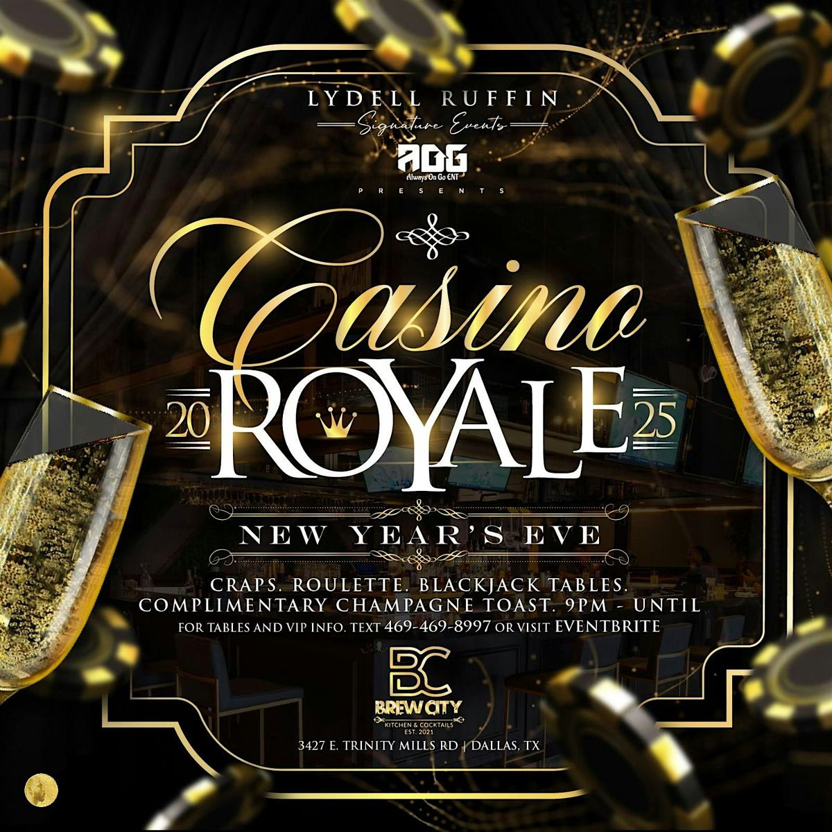 NEW YEARS EVE CASINO ROYALE EXTRAVAGANZA