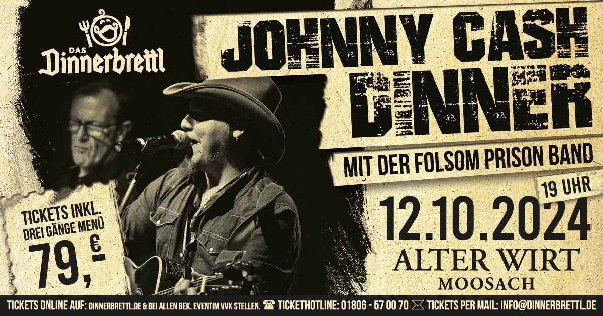 Johnny Cash Dinner mit der Folsom Prison Band