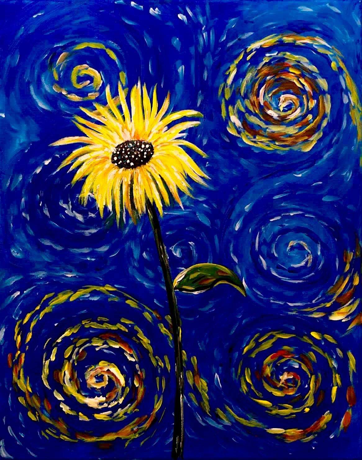 Toledo Painting Party \u2013 Starry Sunflower