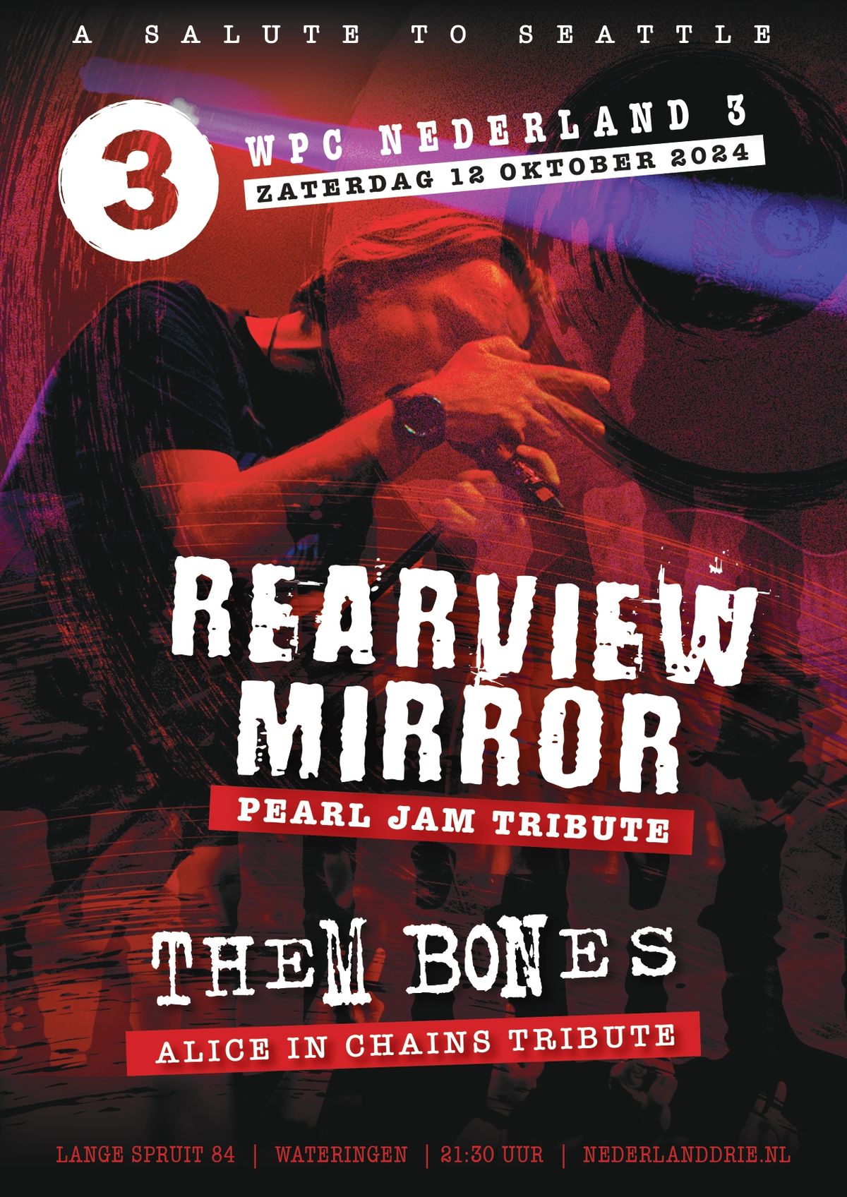 Seattle Night: Rearviewmirror & Them Bones