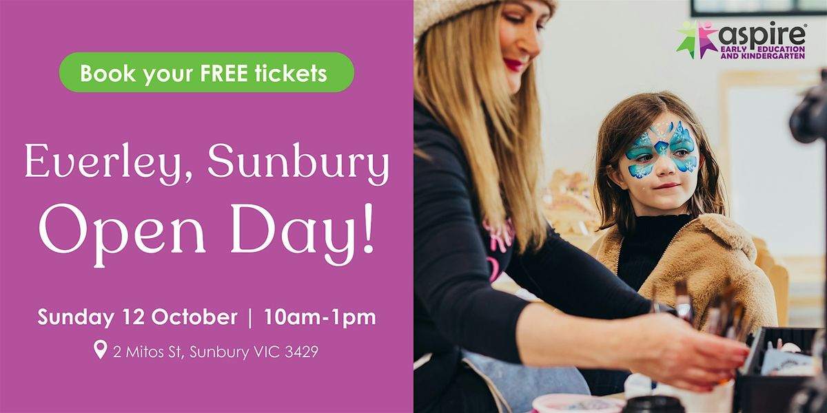 Aspire Everley, Sunbury Open Day Event!