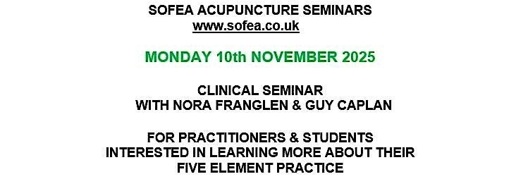 SOFEA Seminar - CLINICAL SEMINAR
