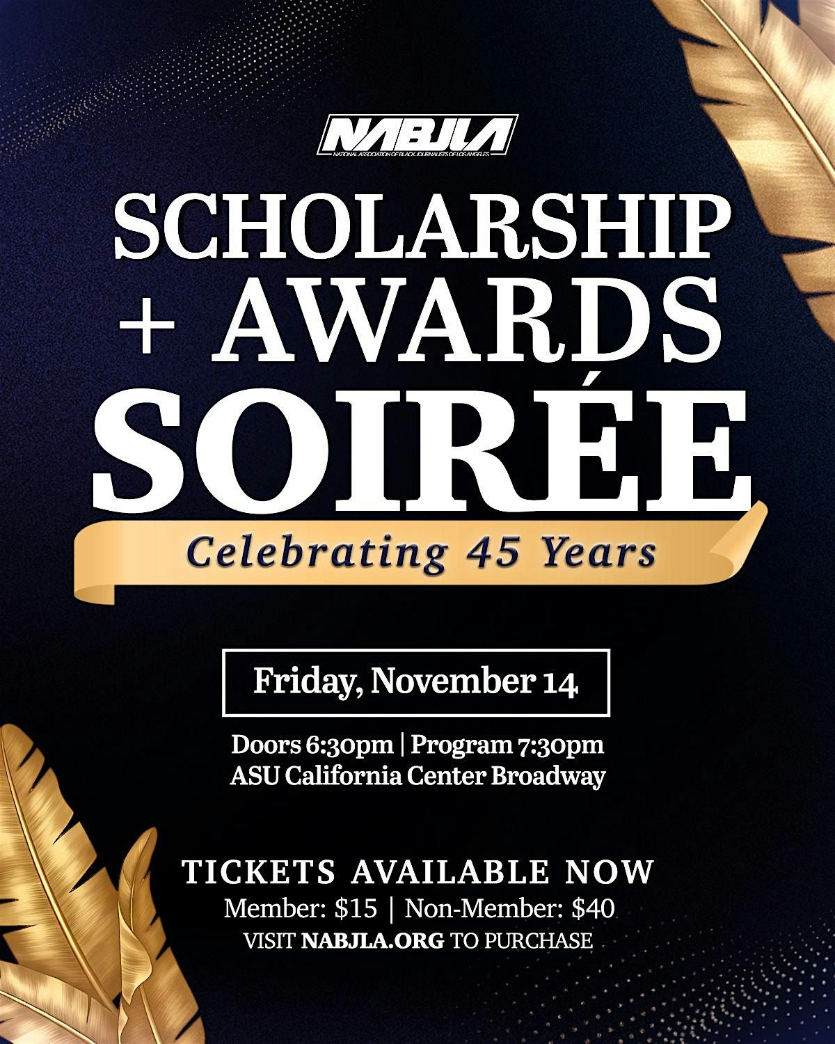 NABJLA Scholarship & Awards Soir\u00e9e
