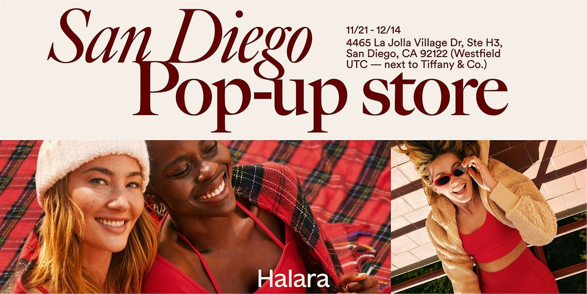 Halara San Diego Pop-up store
