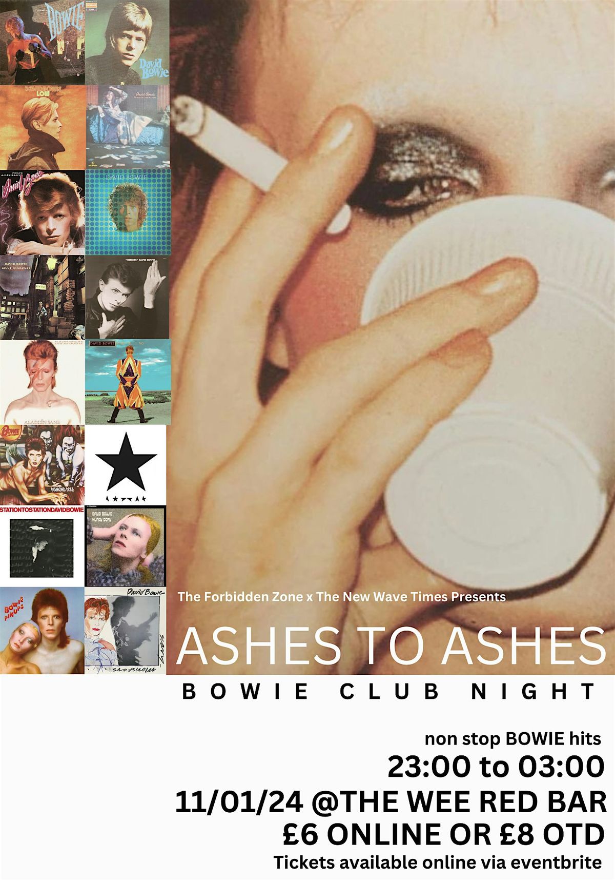 Ashes To Ashes: David Bowie Club Night