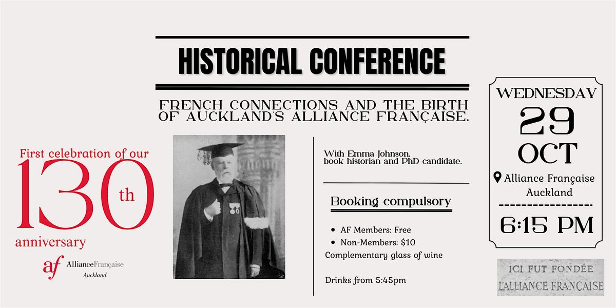 Historical Conference - French connections and the birth of AFA