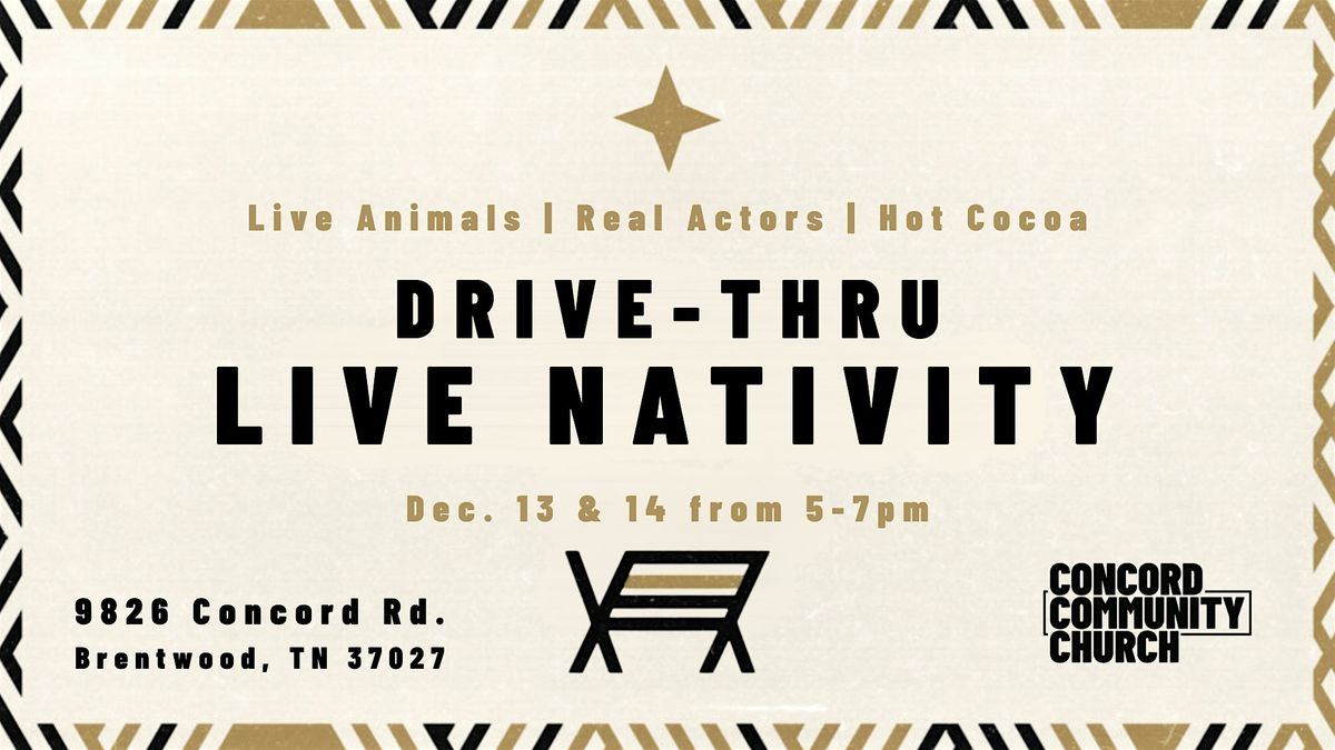Drive-Thru Live Nativity
