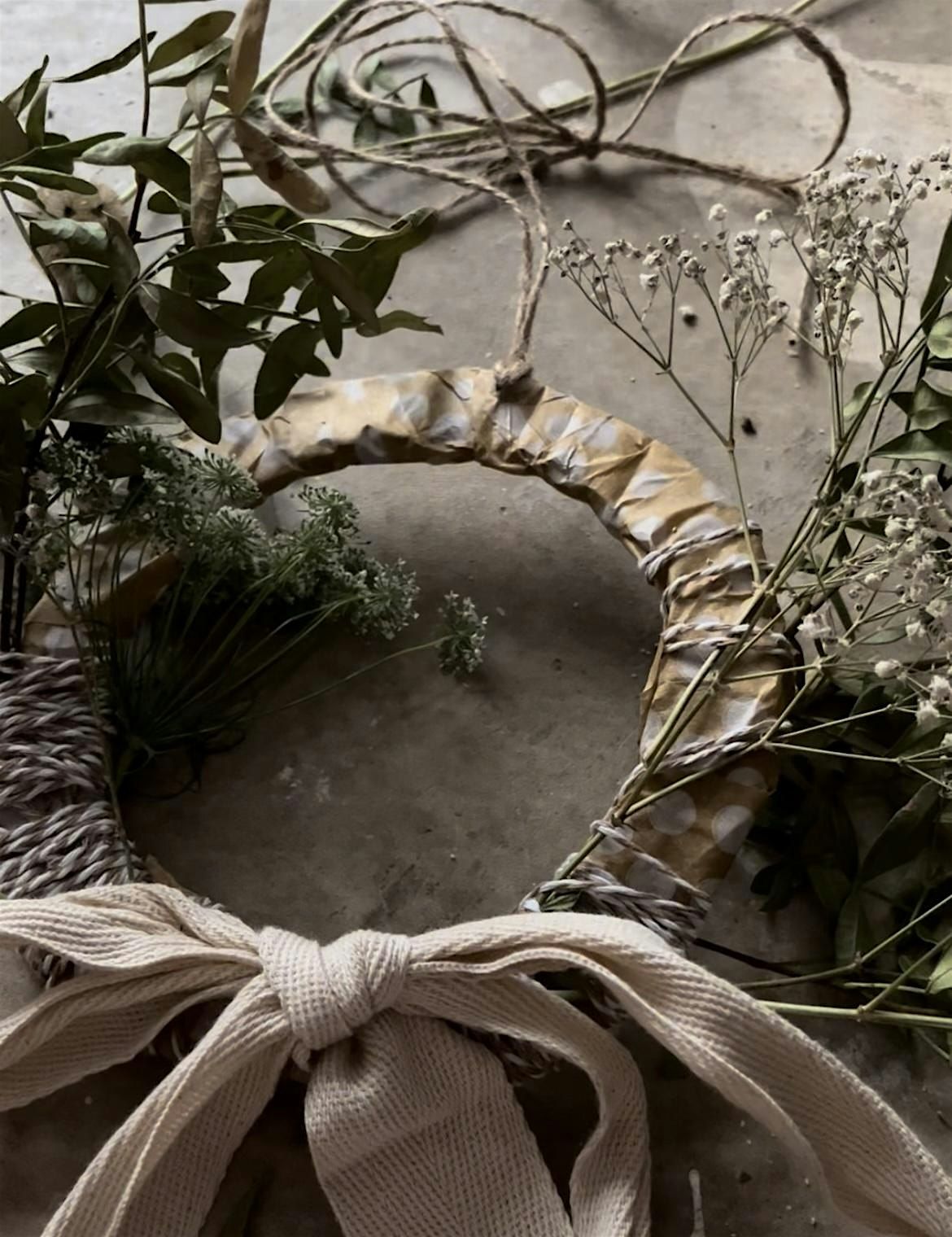 Natural wreath making workshop
