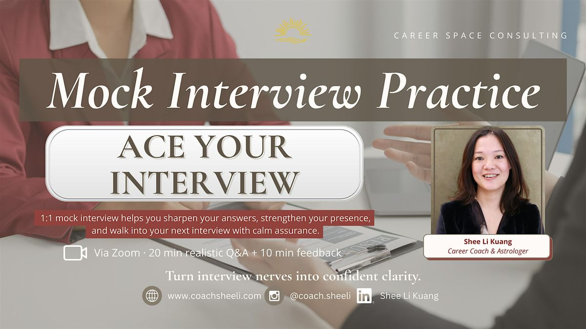 ACE Your Interview - Mock Interview Practice Session