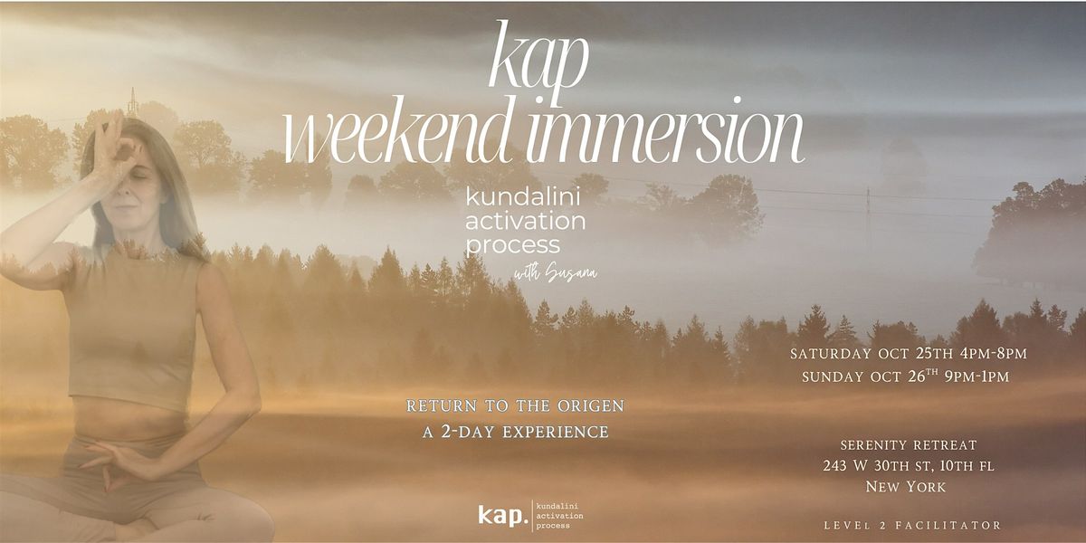 KAP Weekend Immersion \u2013 2 Days