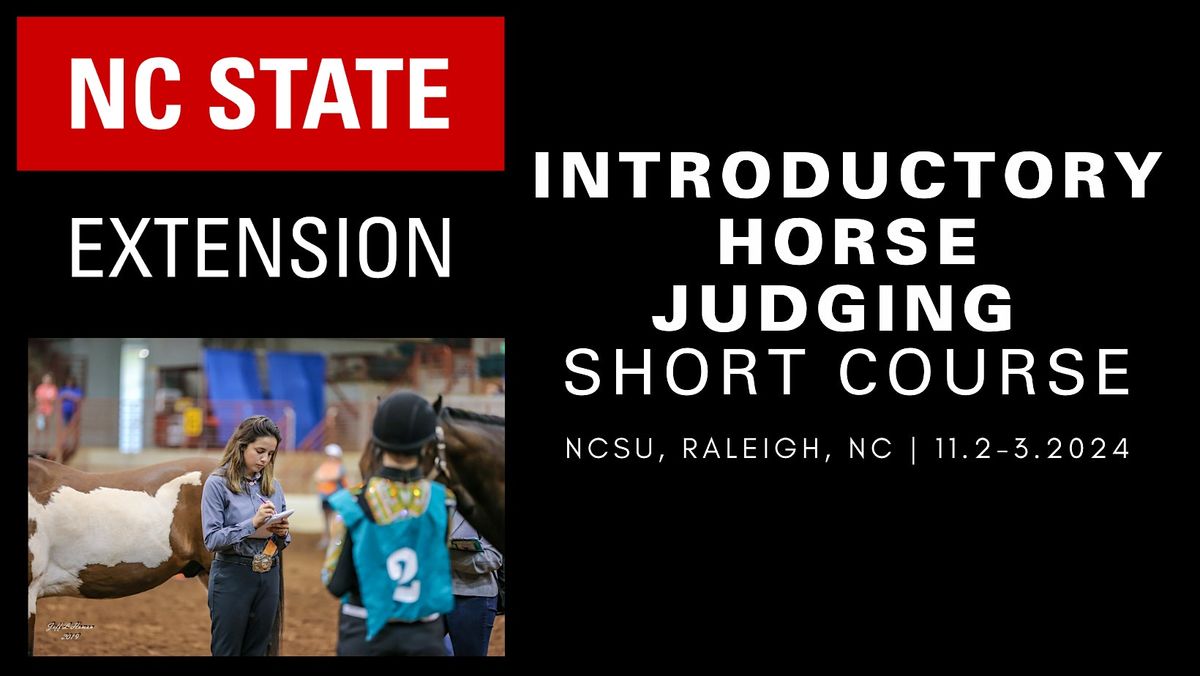 2025 Introductory Horse Judging Short Course