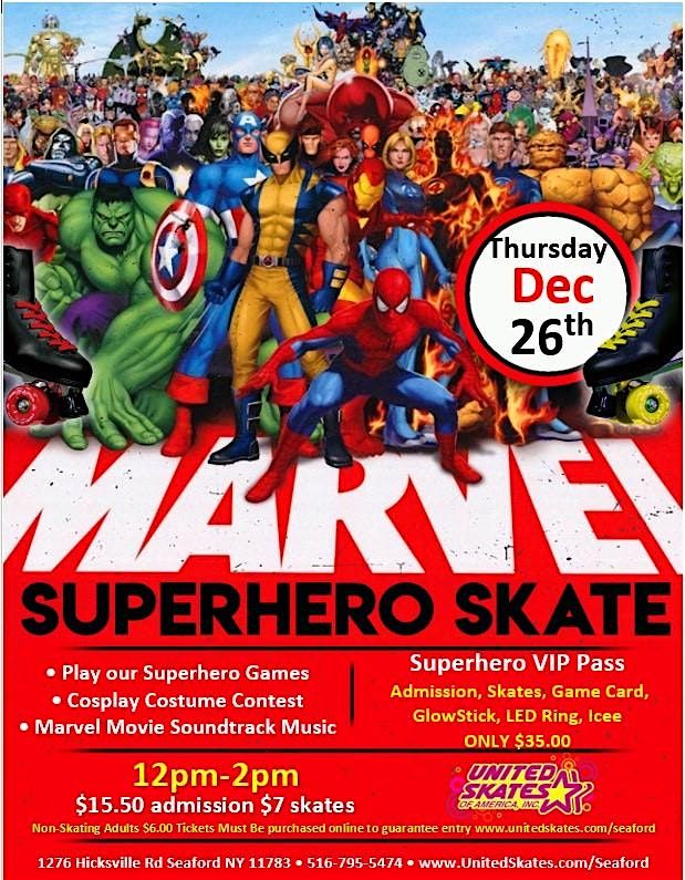 Marvel Skate Party