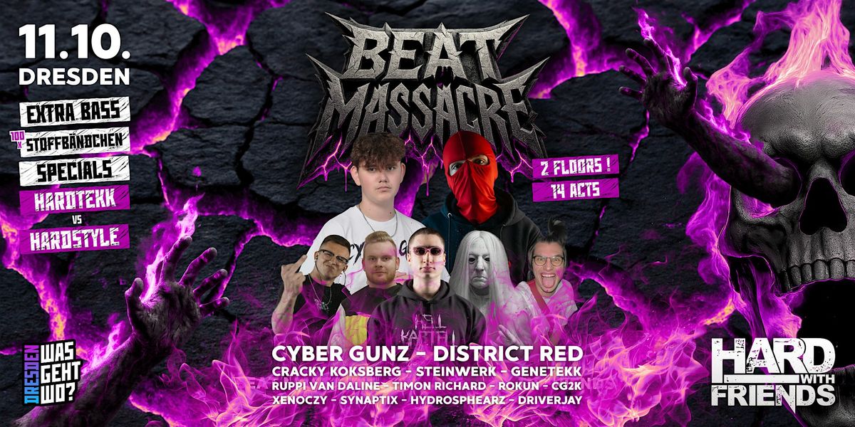 BEAT MASSACRE x HARD WITH FRIENDS