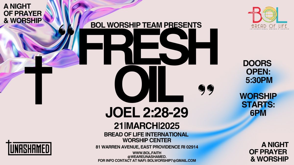 Fresh Oil: A Night of Prayer & Worship