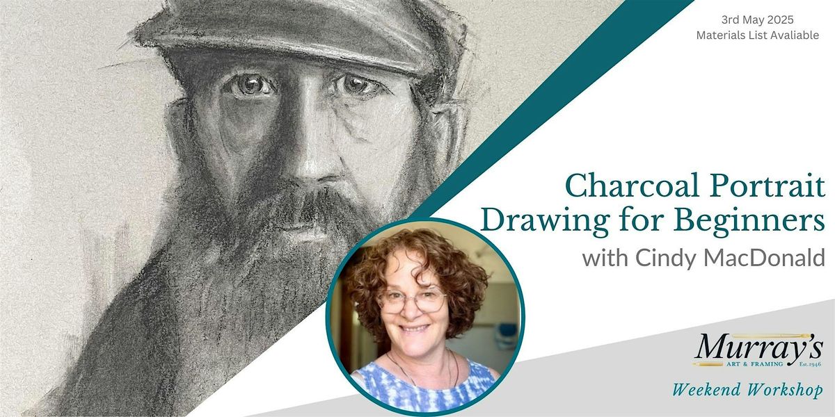 Charcoal Portrait Drawing for Beginners with Cindy MacDonald (1 Day)