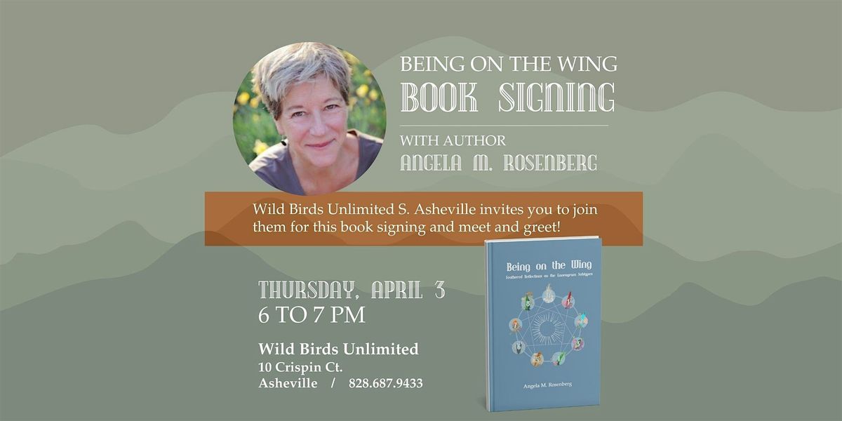 Meet the Author "Being on the Wing" with Dr. Angela Rosenberg