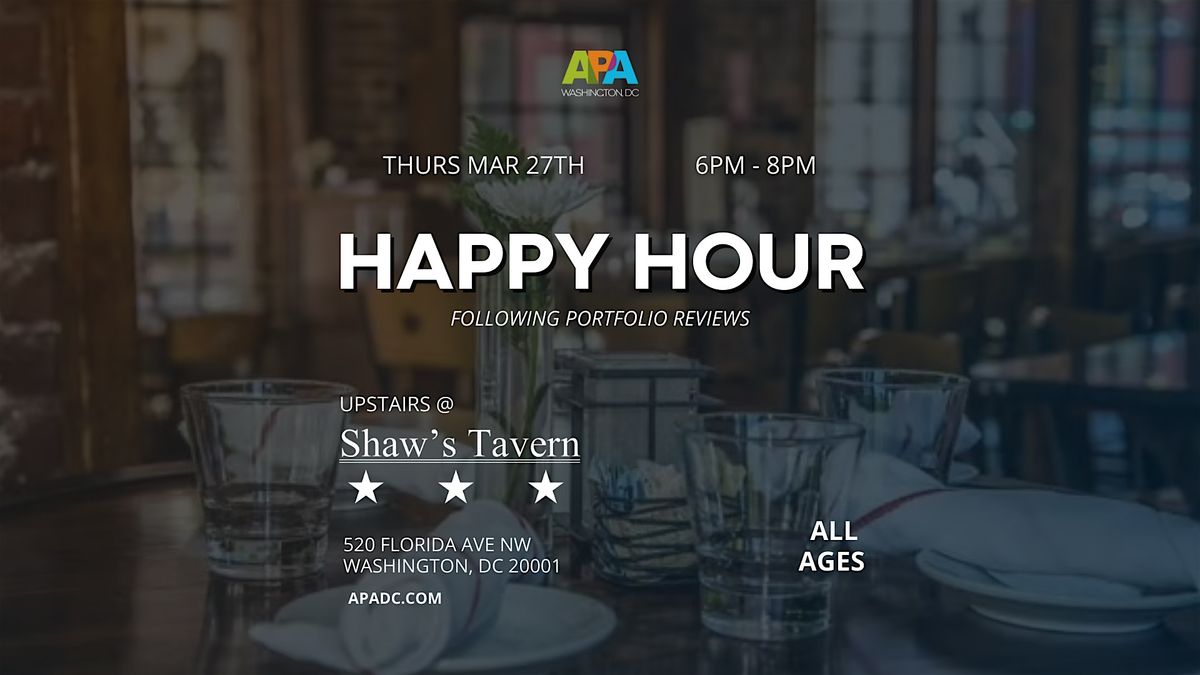 APA | DC Photo Happy Hour - March 27th!