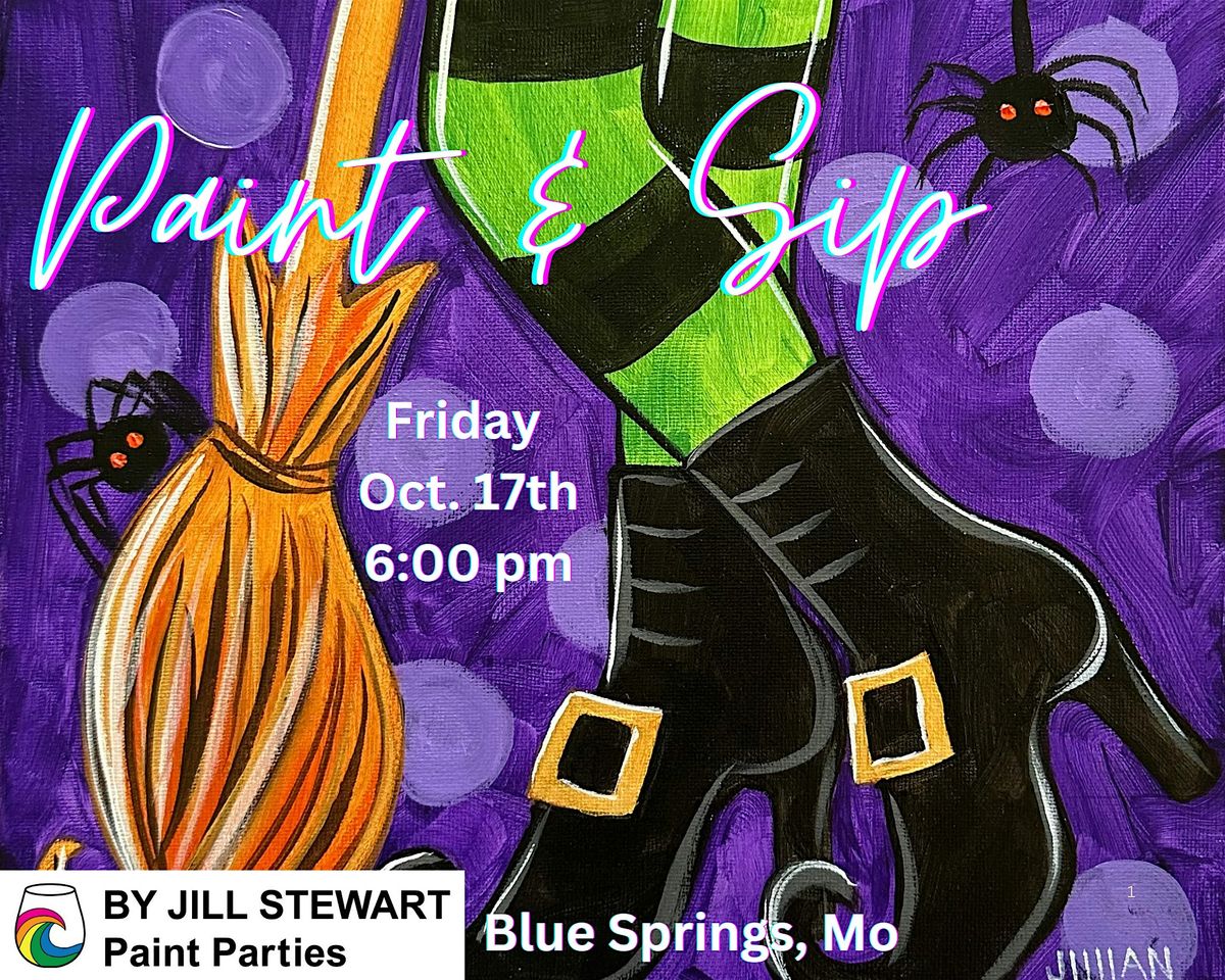 Witchy Broom Paint Party