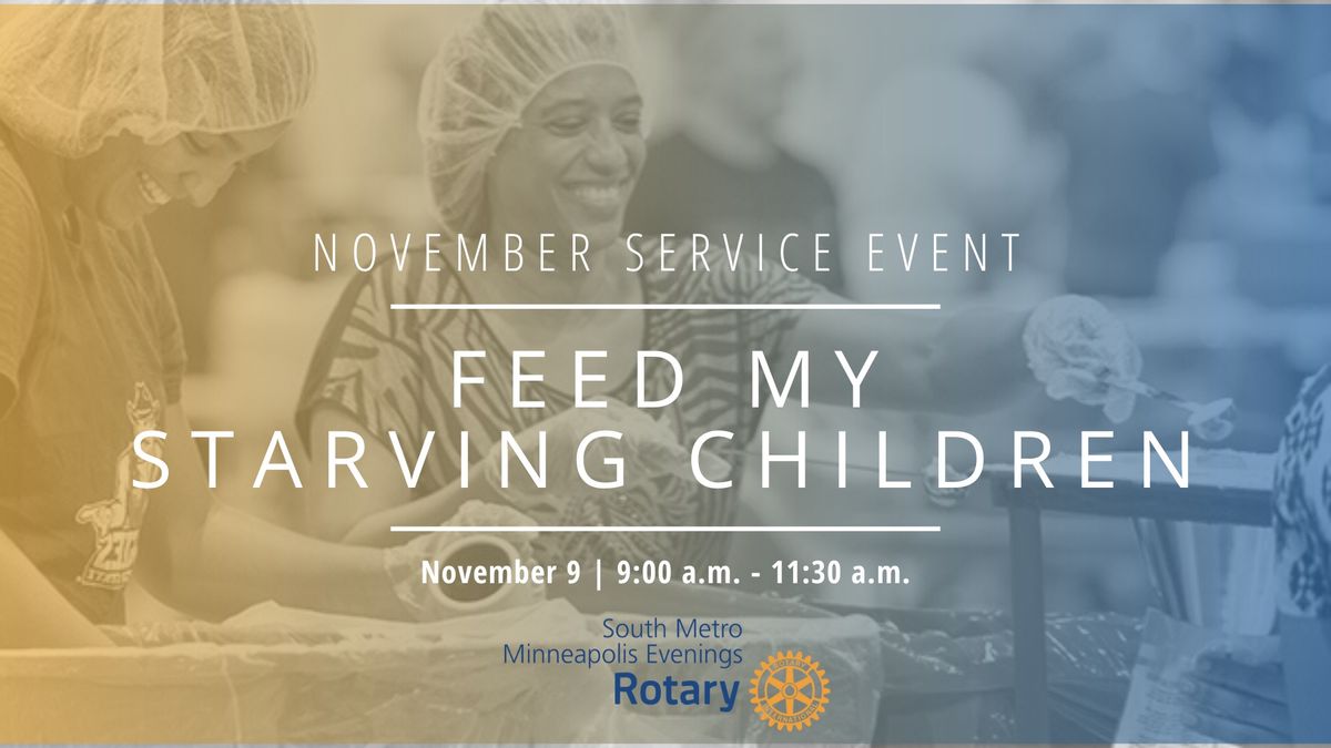 November Service: Feed My Starving Children