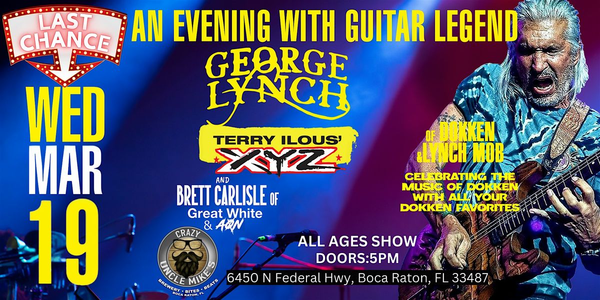 AN EVENING WITH GUITAR LEGEND GEORGE LYNCH