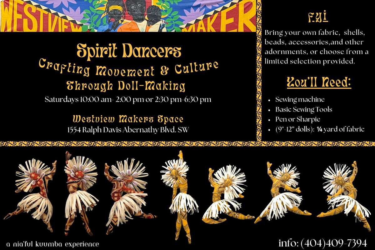 Spirit Dancers: Crafting Movement & Culture Through Doll-Making (9"-12")
