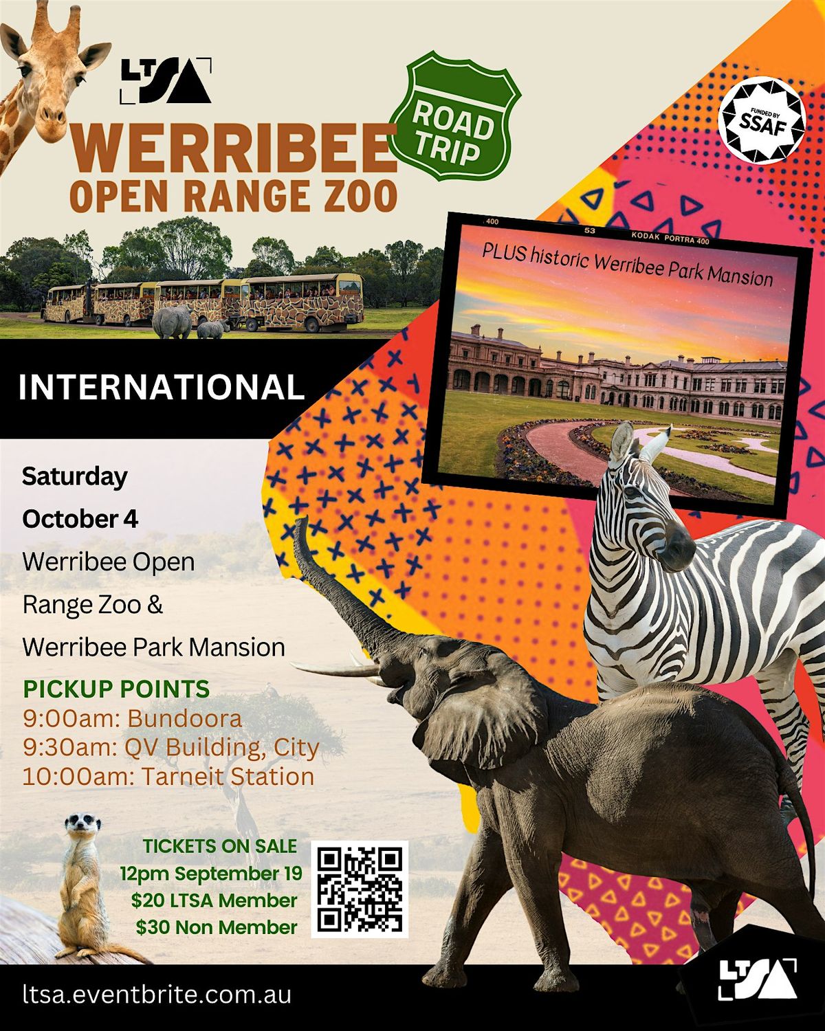 Trip to Werribee Zoo and Werribee Mansion