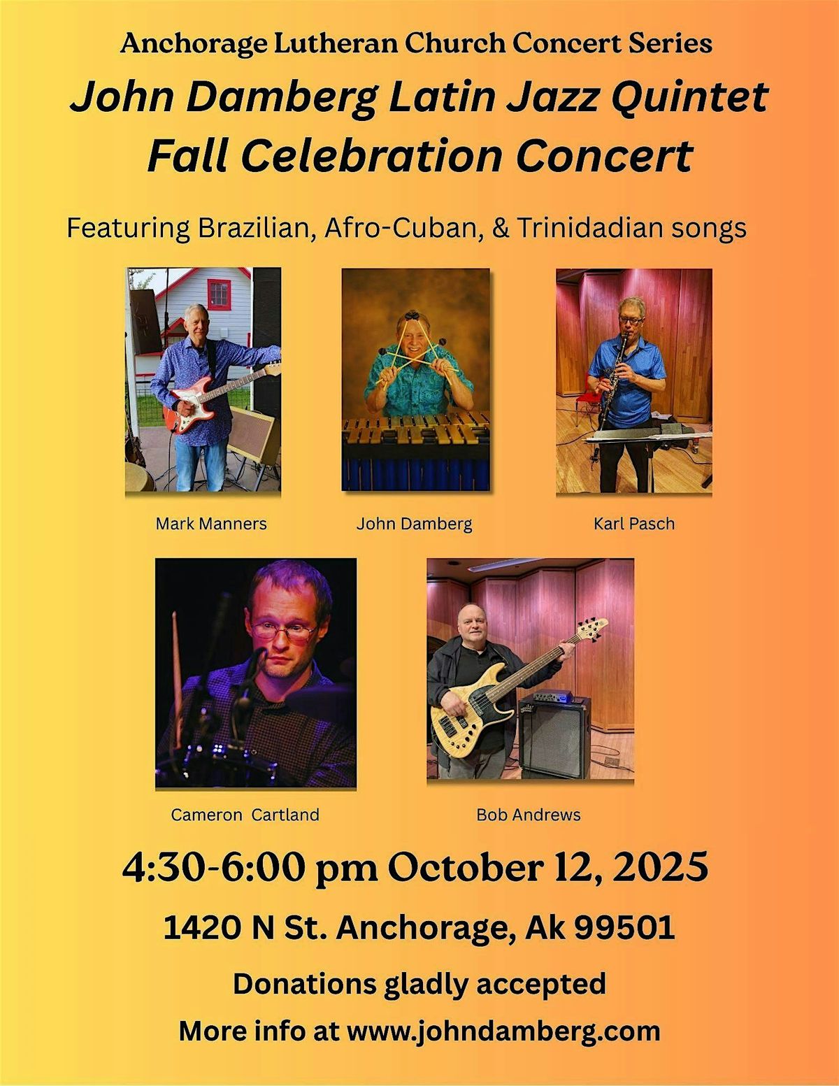 ALC Concert Series: John Damberg Latin Jazz Quintet