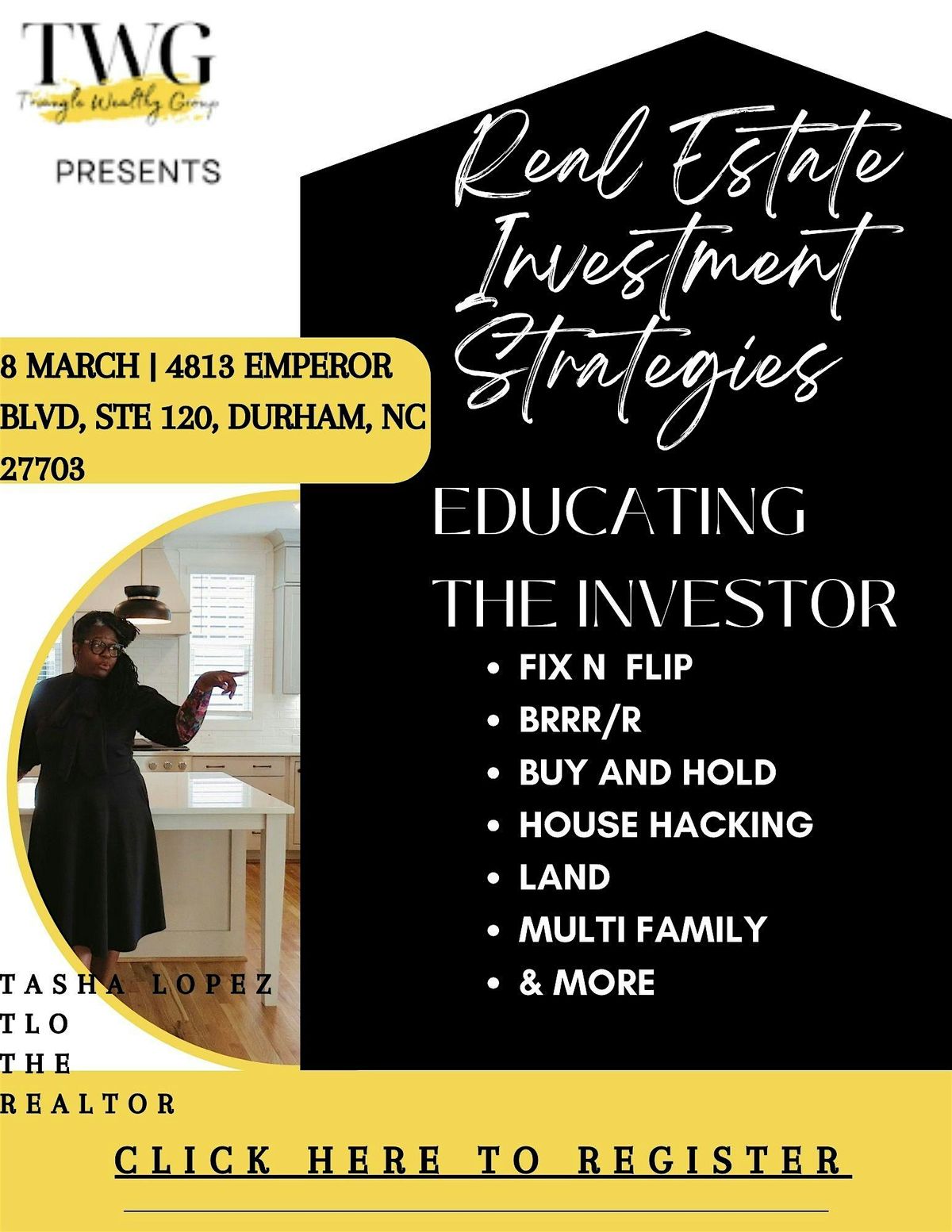 TWG Presents:  Real Estate Investment Strategies