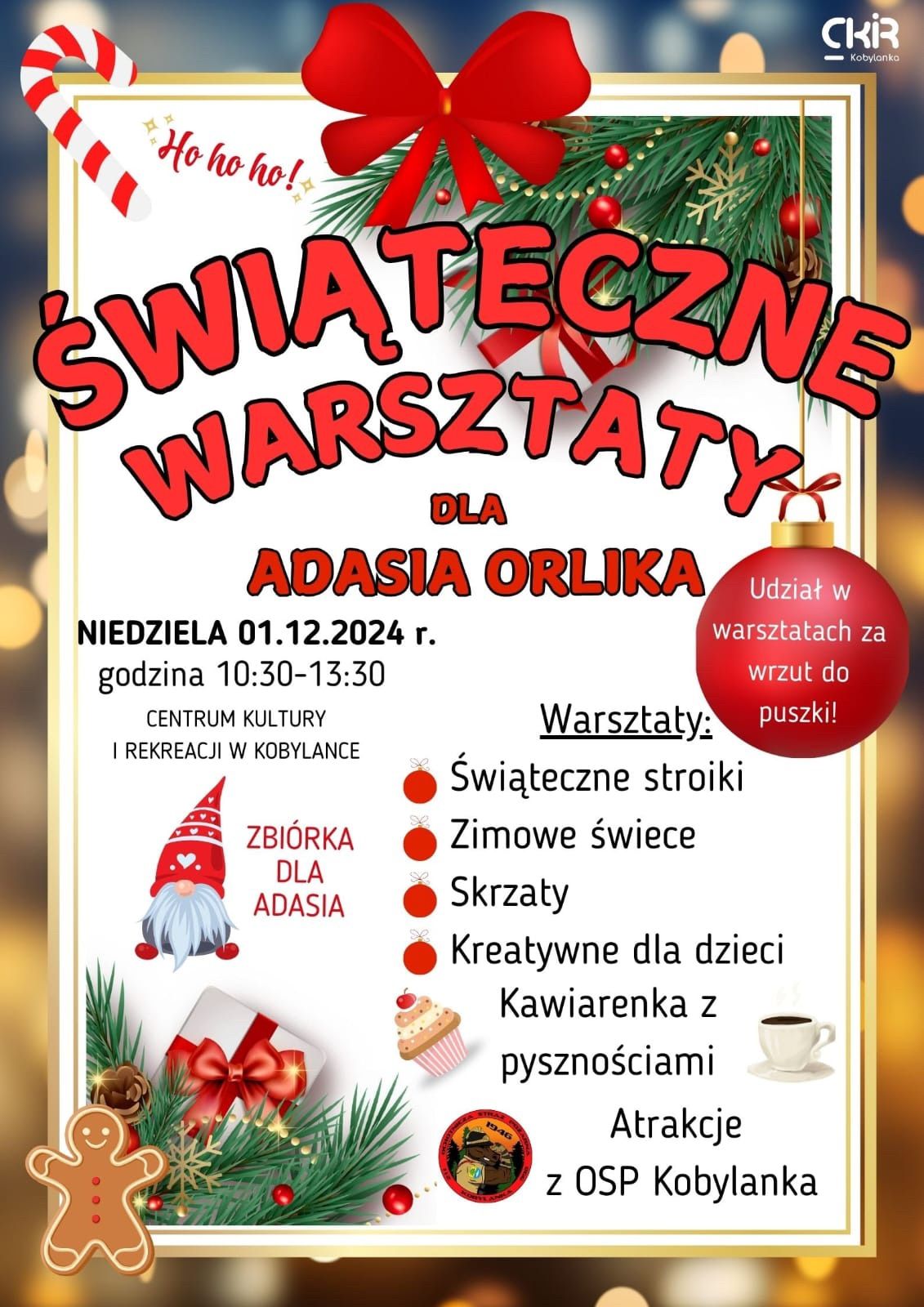 \u015awi\u0105teczne Warsztaty dla Adasia Orlika